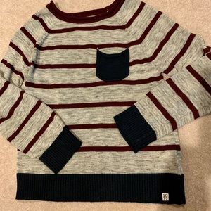 Sovereign Code grey/maroon sweater